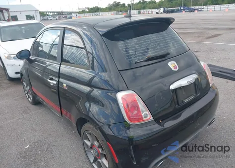 2012 Fiat 500 Abarth from USA, damaged, VIN 3C3CFFFH5CT339537